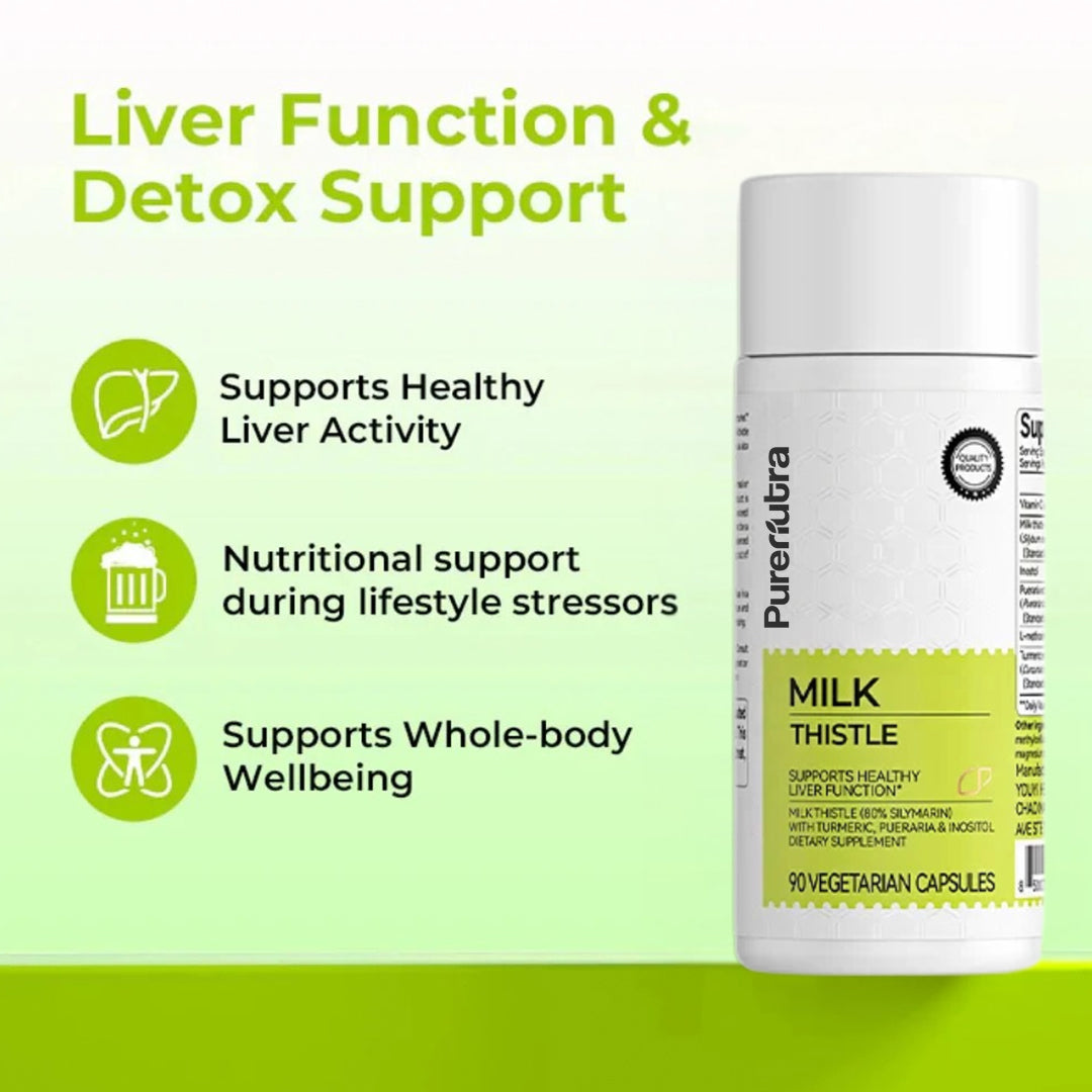 PureNutra®  Milk Thistle Liver Support & Detox