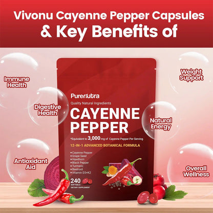 PureNutra® Cayenne Pepper Softgels