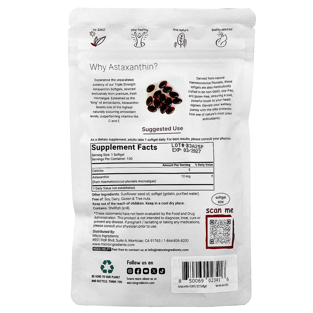 PureNutra® Astaxanthin – Nature’s Most Powerful Antioxidant