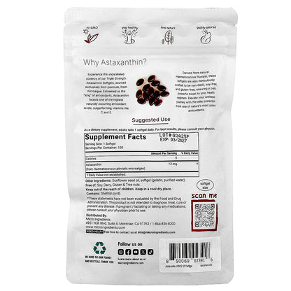 PureNutra® Astaxanthin – Nature’s Most Powerful Antioxidant