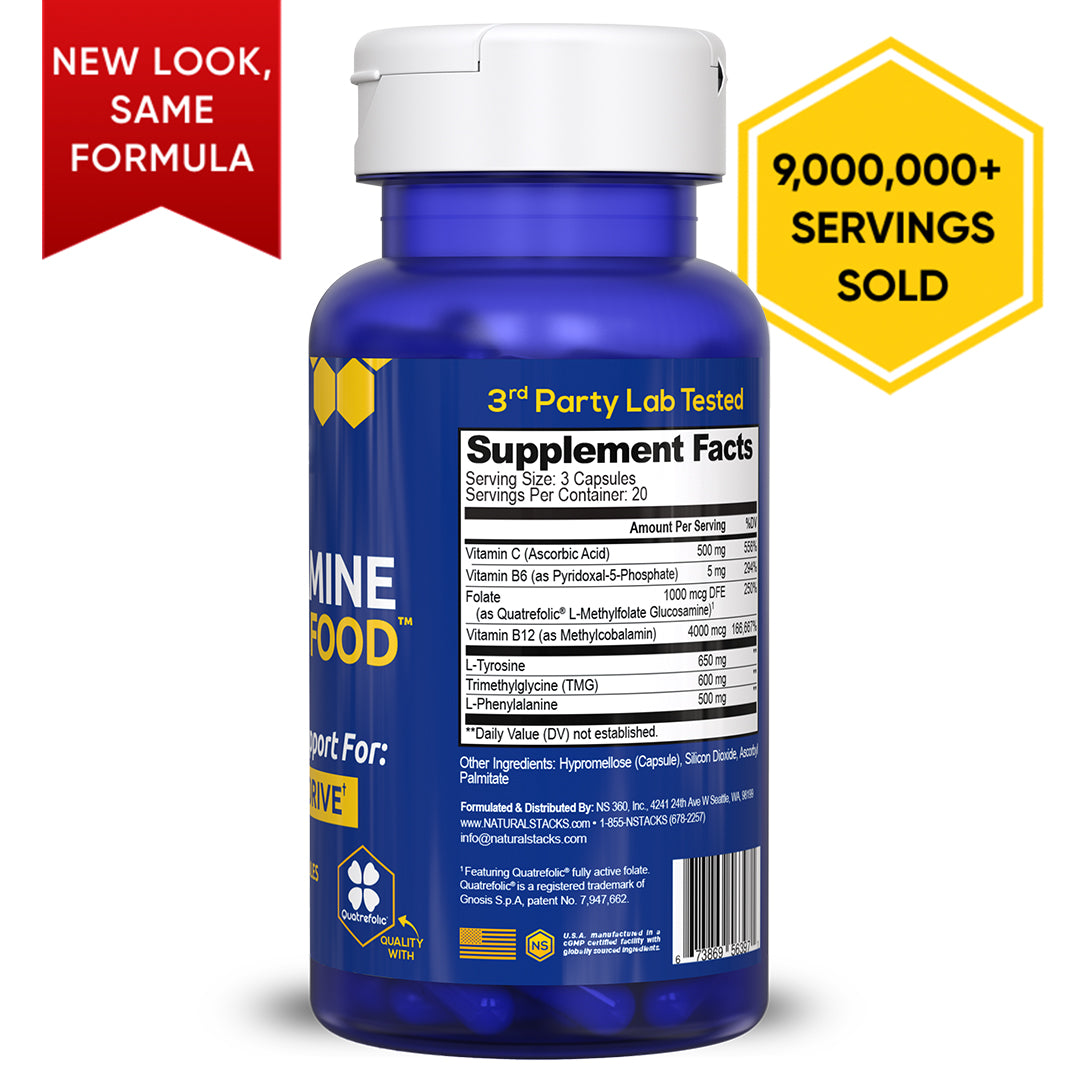 PureNutra® Dopamine Brain Food Supplement w/L-Tyrosine