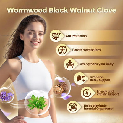 PureNutra® Wormwood black walnut cloves
