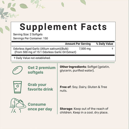 PureNutra® Aged Garlic Extract Softgels