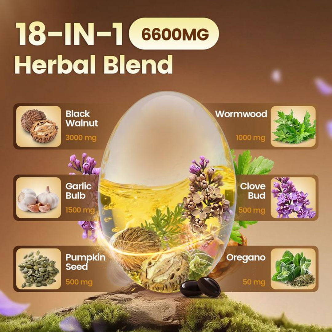 PureNutra® Wormwood black walnut cloves