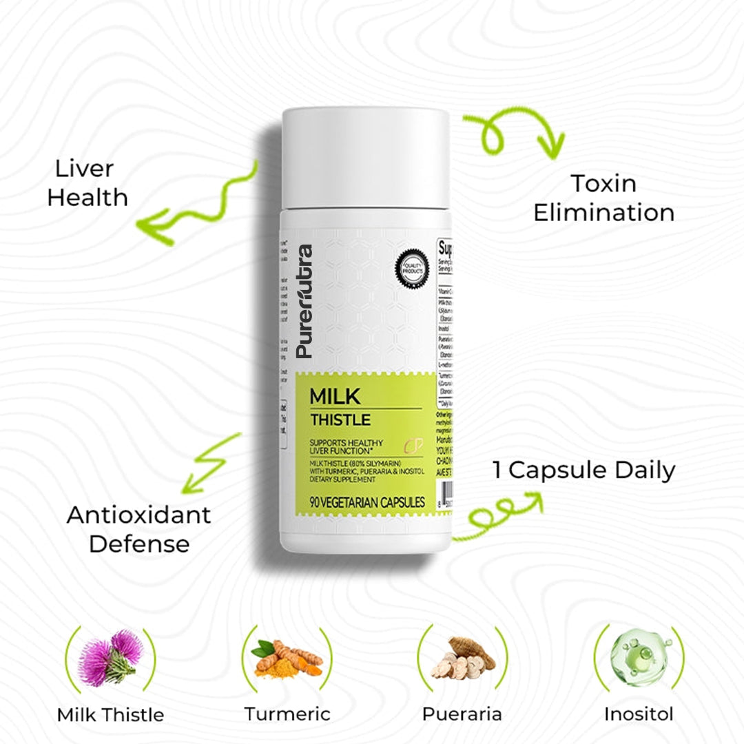 PureNutra®  Milk Thistle Liver Support & Detox