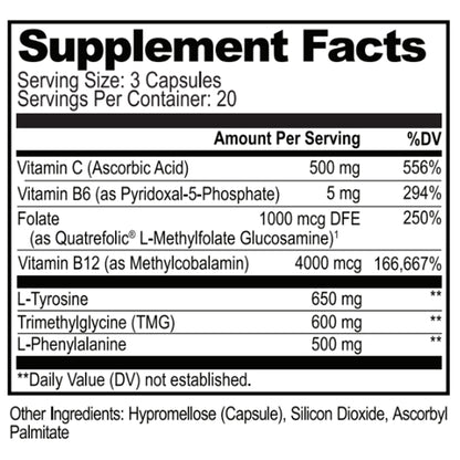 PureNutra® Dopamine Brain Food Supplement w/L-Tyrosine