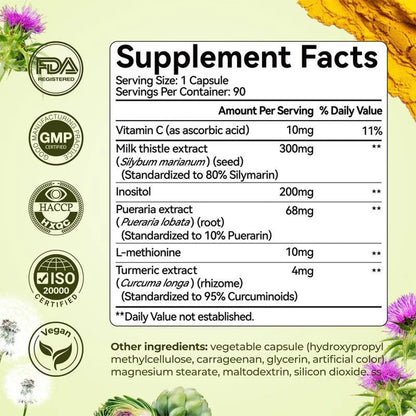 PureNutra®  Milk Thistle Liver Support & Detox